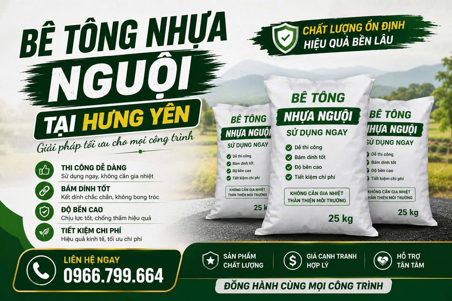 Bê Tông Nhựa Nguội ở Hưng Yên