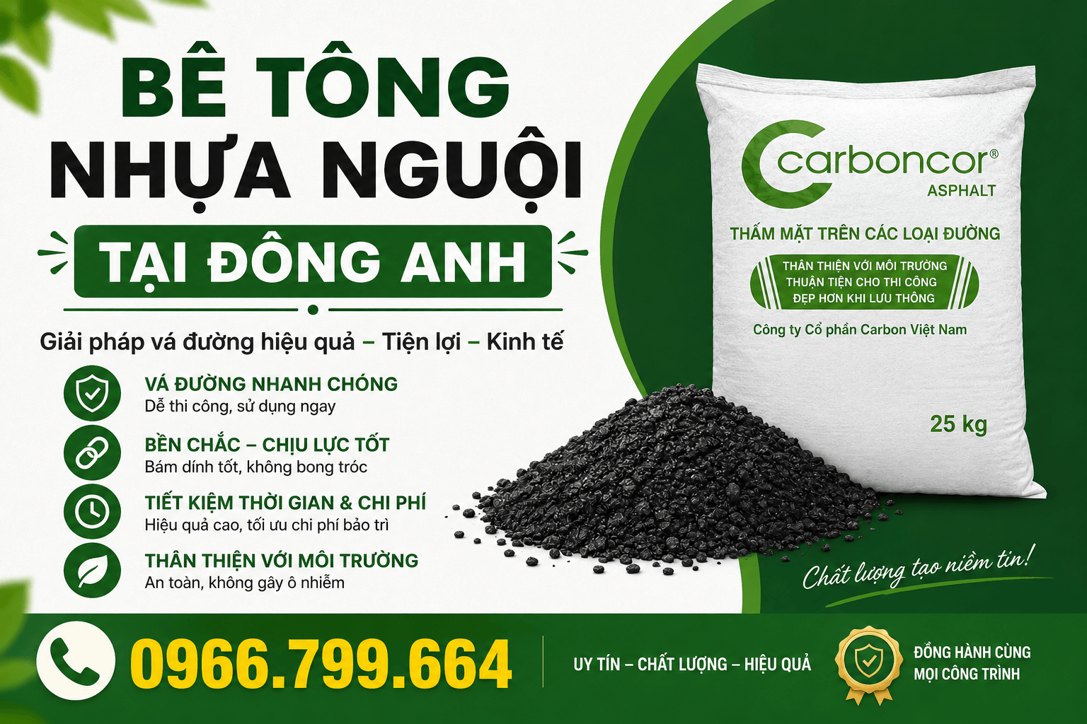 Bê Tông Nhựa Nguội ở Tại Đông Anh