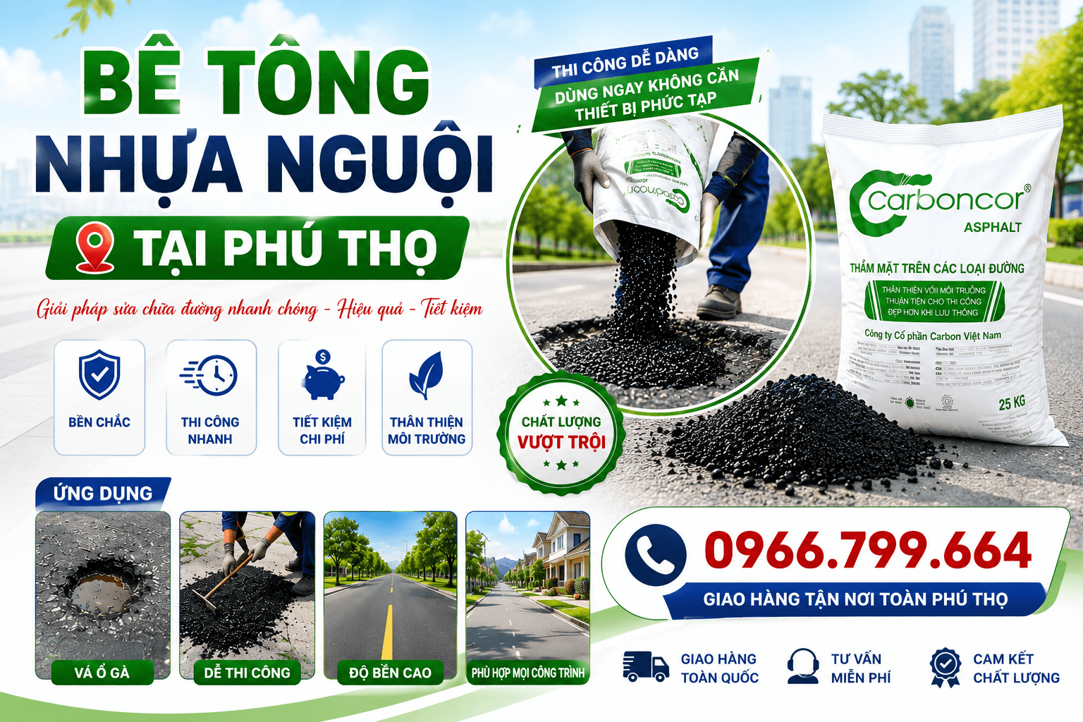 Bê Tông Nhựa Nguội ở Tại Phú Thọ