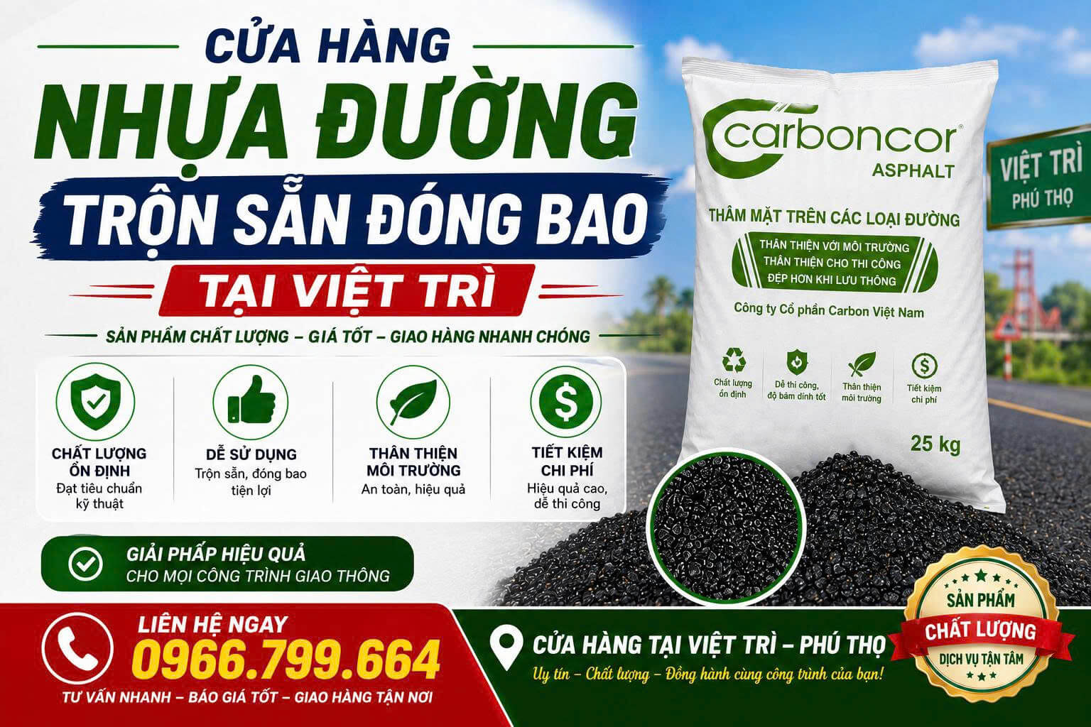 Cửa Hàng Nhựa Đường Trộn Sẵn Đóng Bao ở Việt Trì