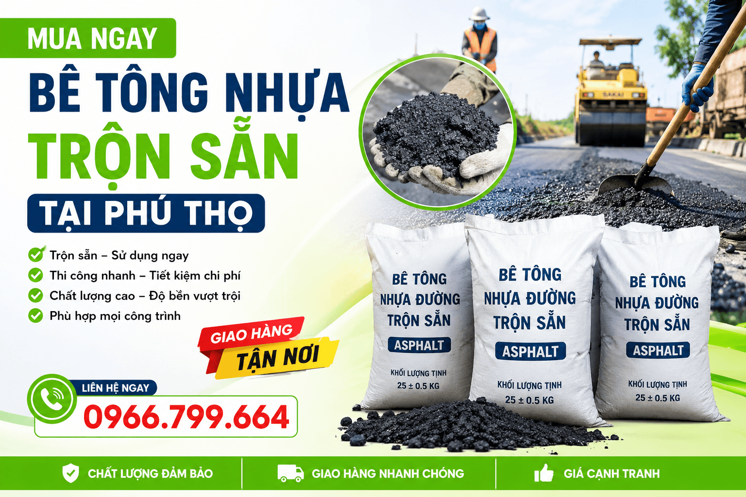 Mua Bê Tông Nhựa Đường Trộn Sẵn Chất Lượng