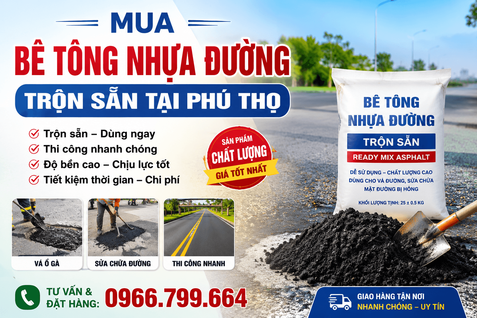 Mua Bê Tông Nhựa Đường Trộn Sẵn uy tín