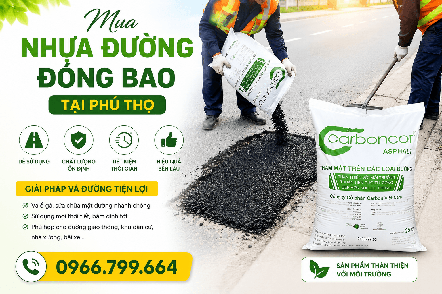Mua Nhựa Đường Đóng Bao
