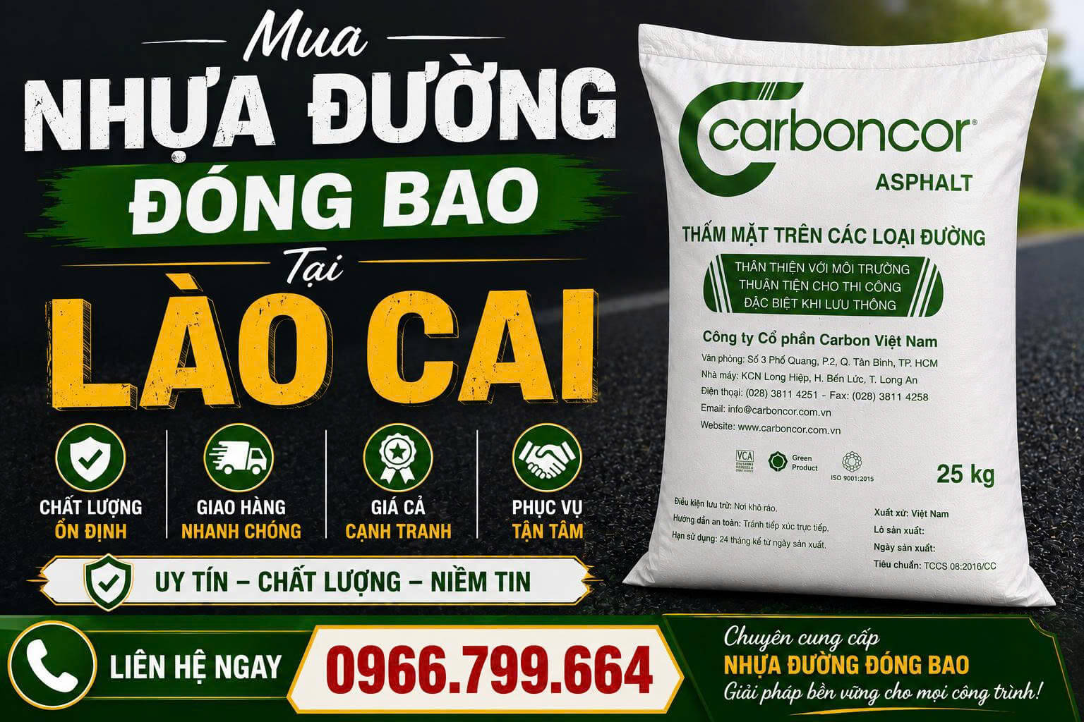 Mua Nhựa Đường Đóng Bao