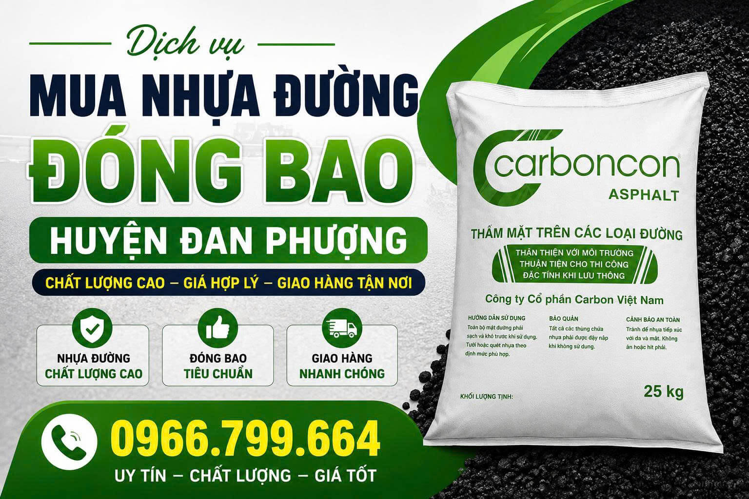 Mua Nhựa Đường Đóng Bao