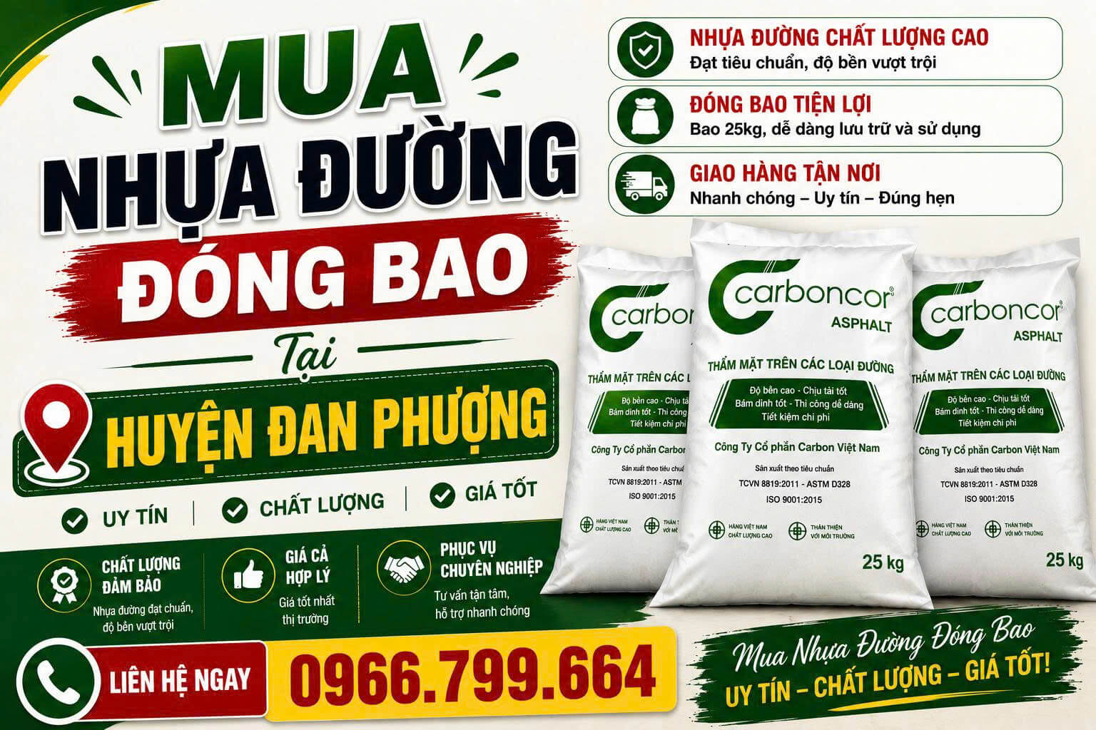 Mua Nhựa Đường Đóng Bao