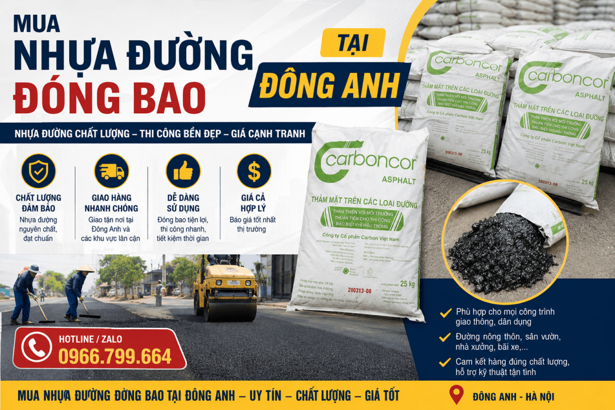 Mua Nhựa Đường Đóng Bao