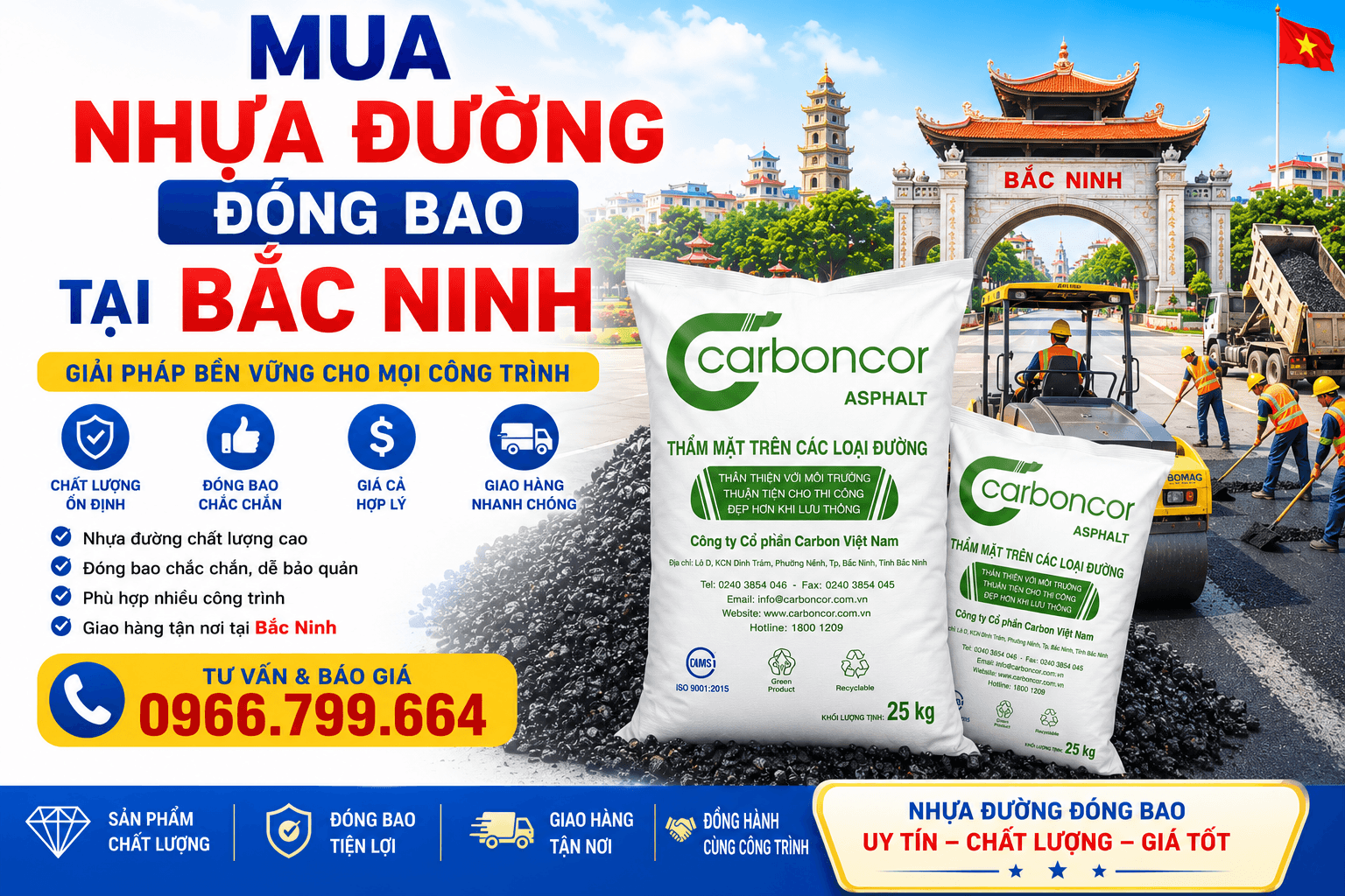 Mua Nhựa Đường Đóng Bao