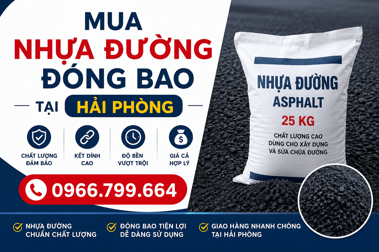 Mua Nhựa Đường Đóng Bao