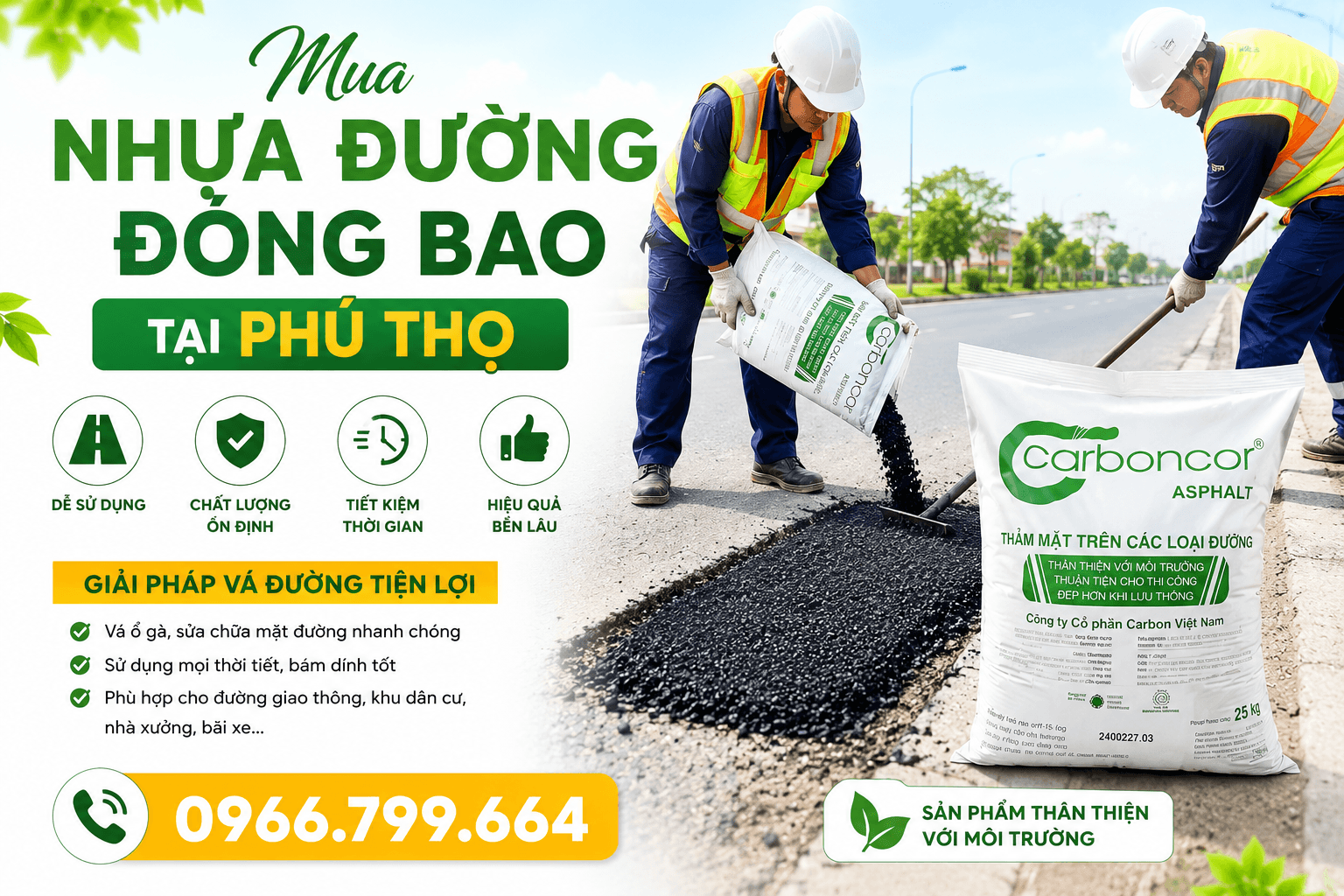 Mua Nhựa Đường Đóng Bao Giao Nhanh