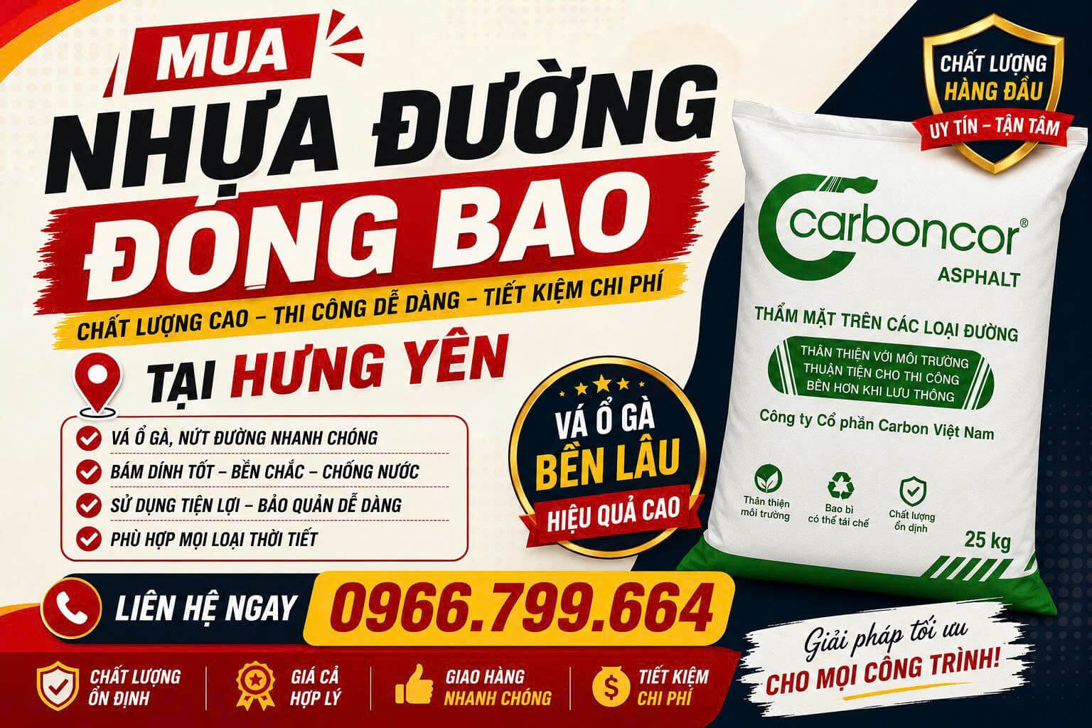 Mua Nhựa Đường Đóng Bao Hưng Yên