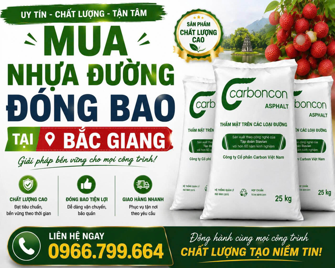 Mua Nhựa Đường Đóng Bao Tại Bắc Giang