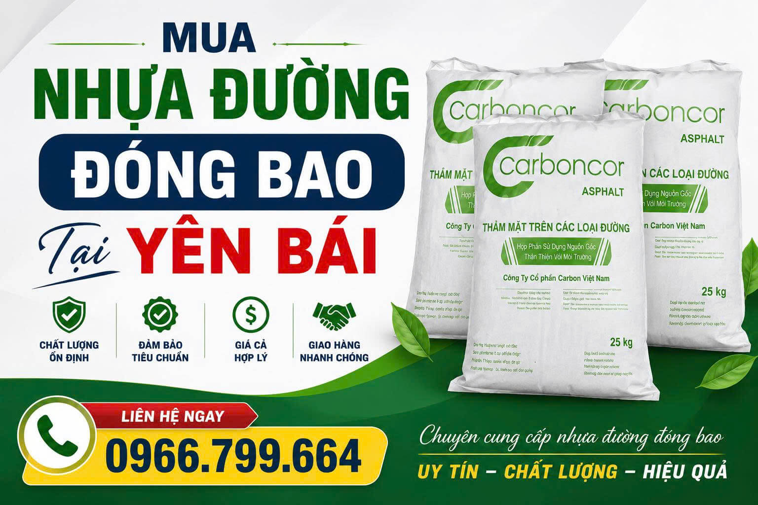 Mua Nhựa Đường Đóng Bao Tại Yên Bái