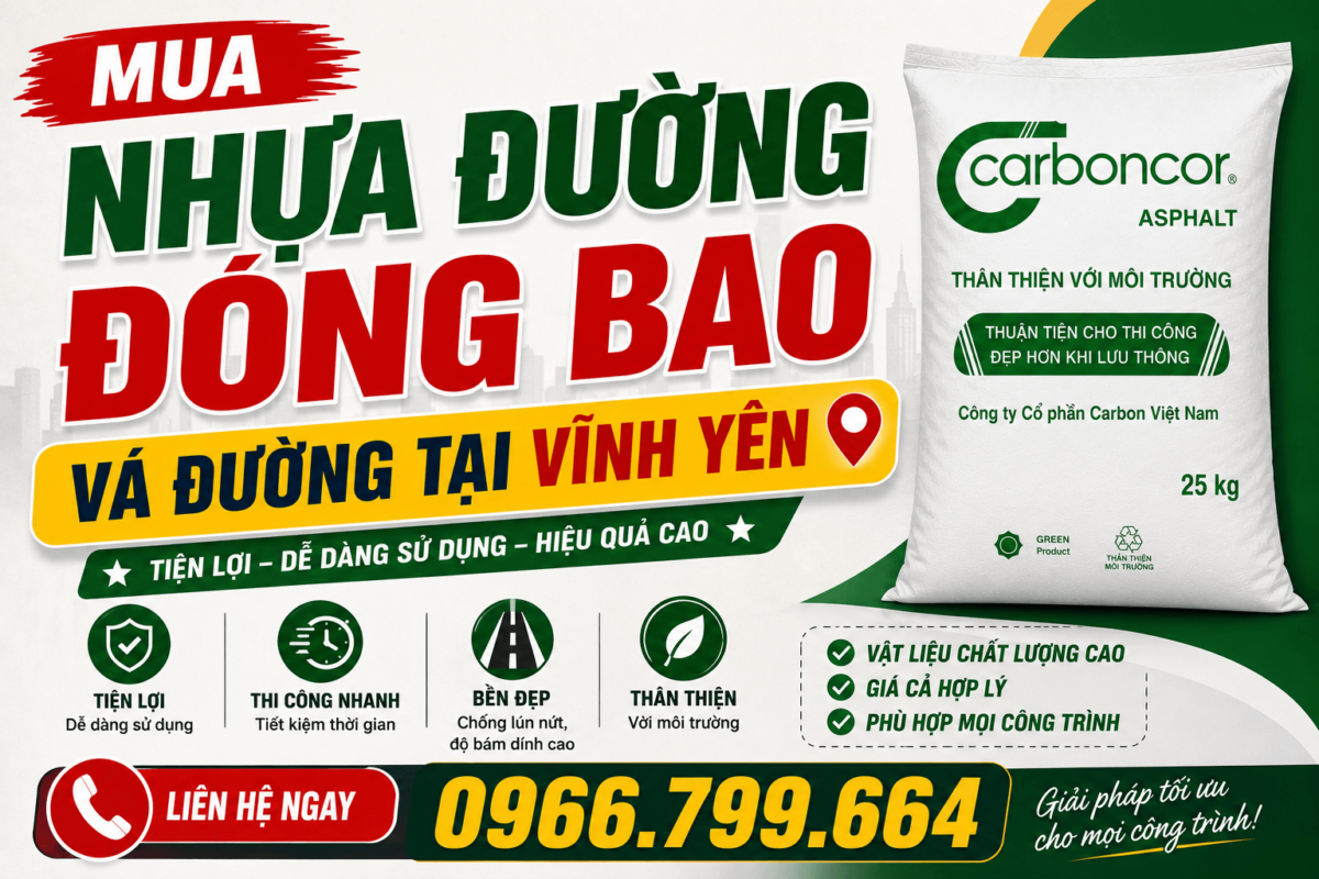 Mua Nhựa Đường Đóng Bao Vá Đường