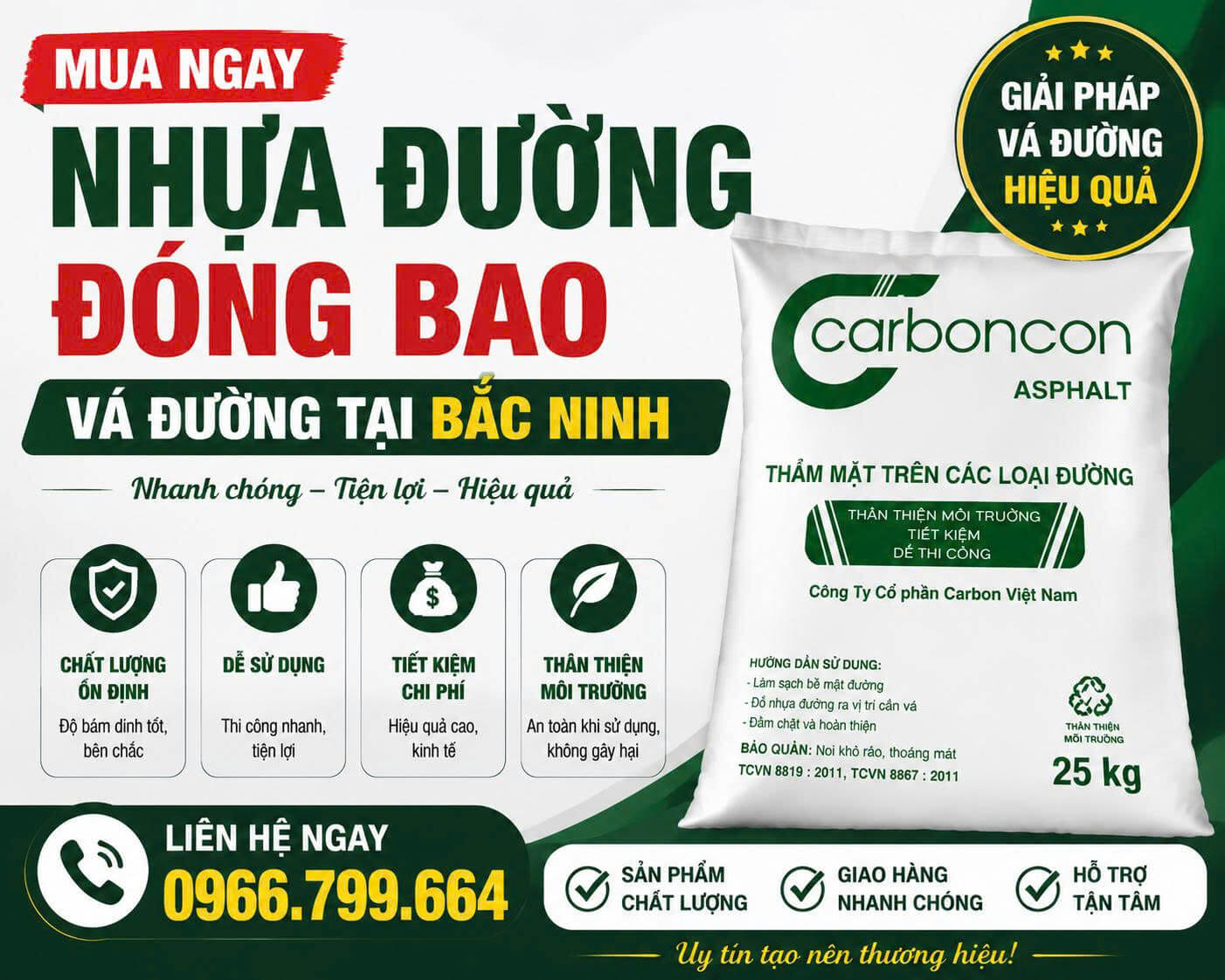 Mua Nhựa Đường Đóng Bao Vá Đường Tại Bắc Ninh