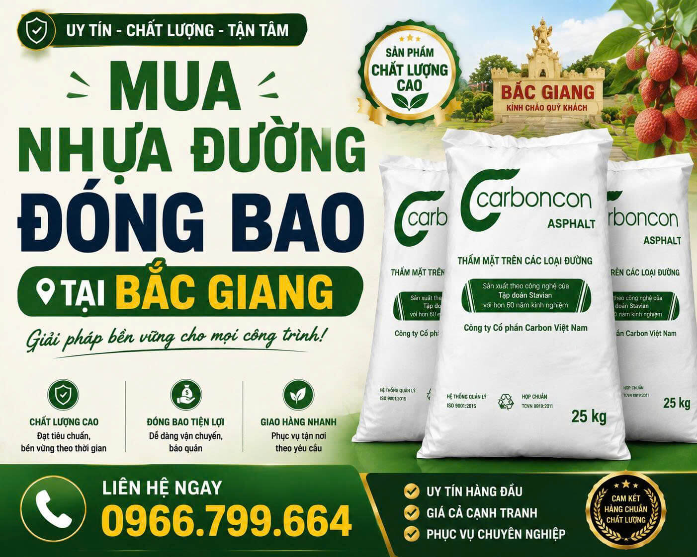 Mua Nhựa Đường Đóng Bao ở Bắc Giang