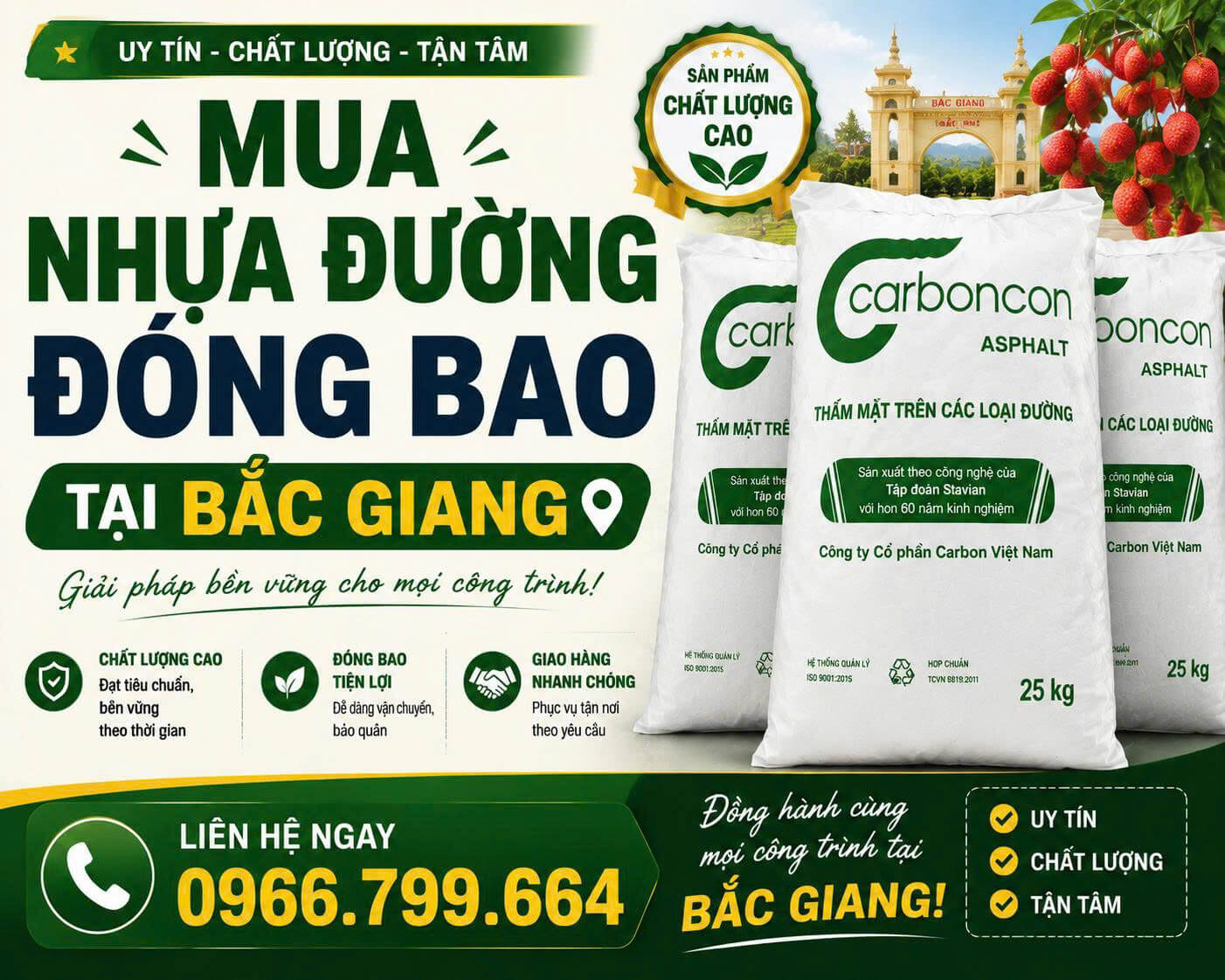 Mua Nhựa Đường Đóng Bao ở Tại Bắc Giang