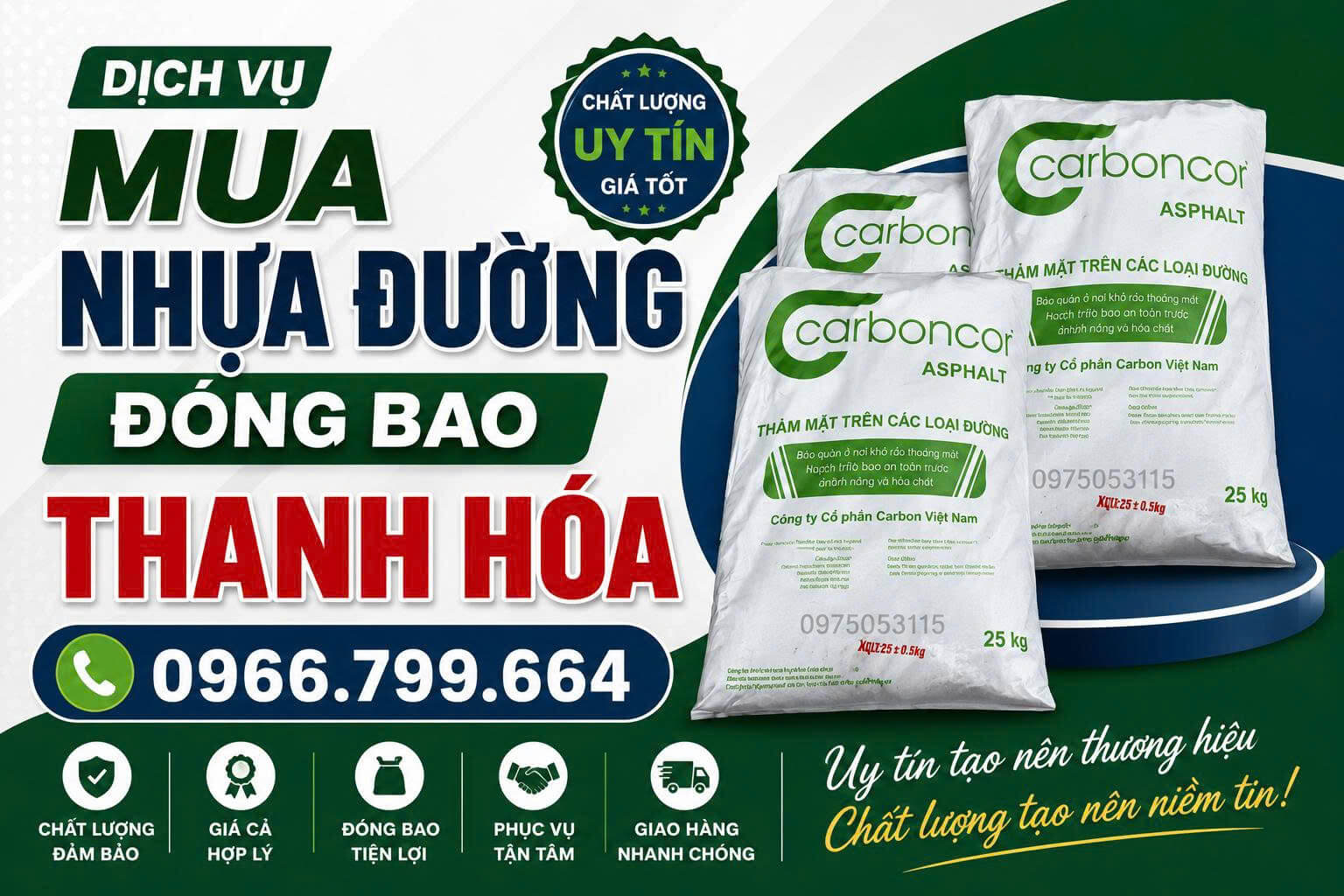 Mua Nhựa Đường Đóng Bao ở Thanh Hóa