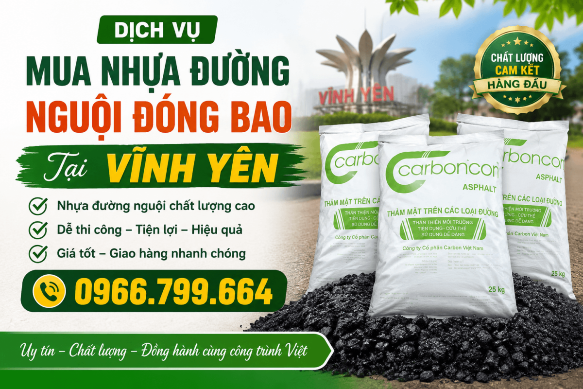 Mua Nhựa Đường Nguội Đóng Bao