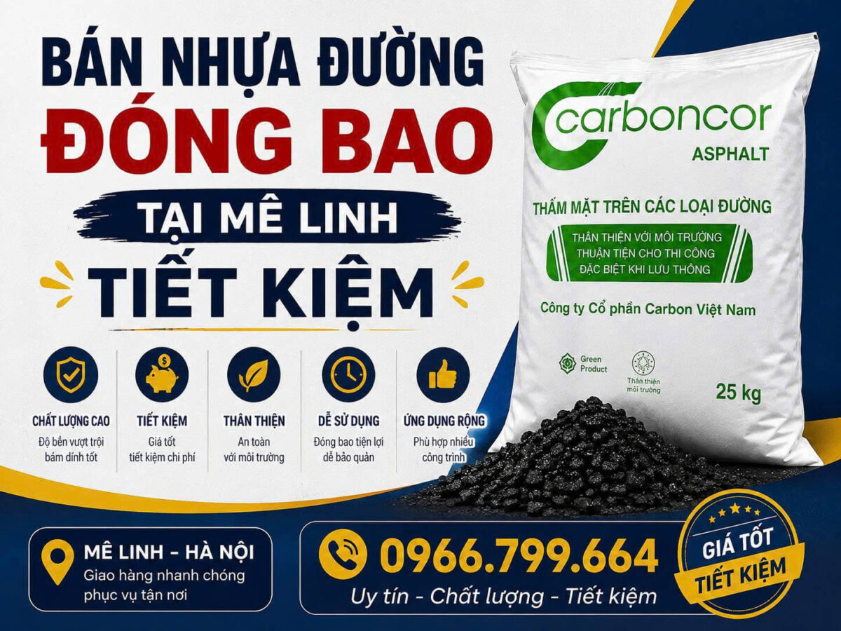 Bán Nhựa Đường Đóng Bao