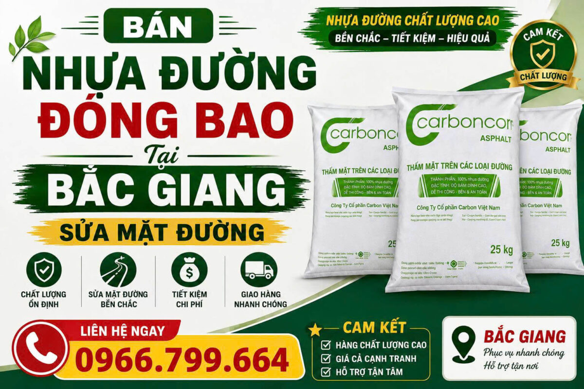 Bán Nhựa Đường Đóng Bao