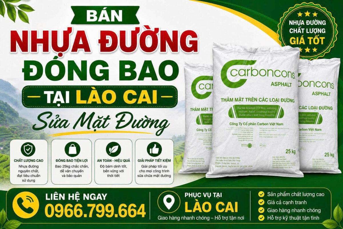 Bán Nhựa Đường Đóng Bao