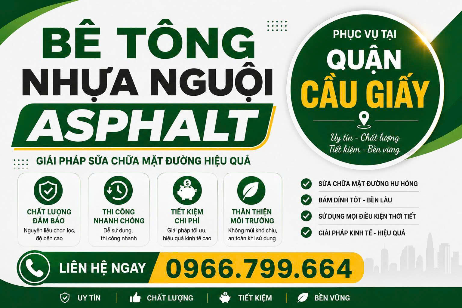 Bê Tông Nhựa Nguội Asphalt