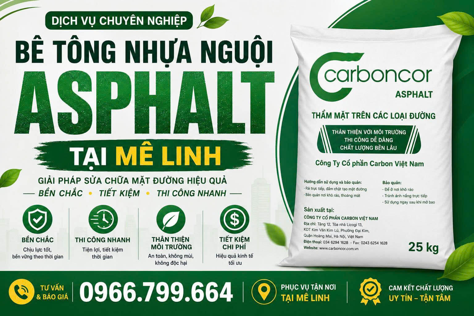 Bê Tông Nhựa Nguội Asphalt