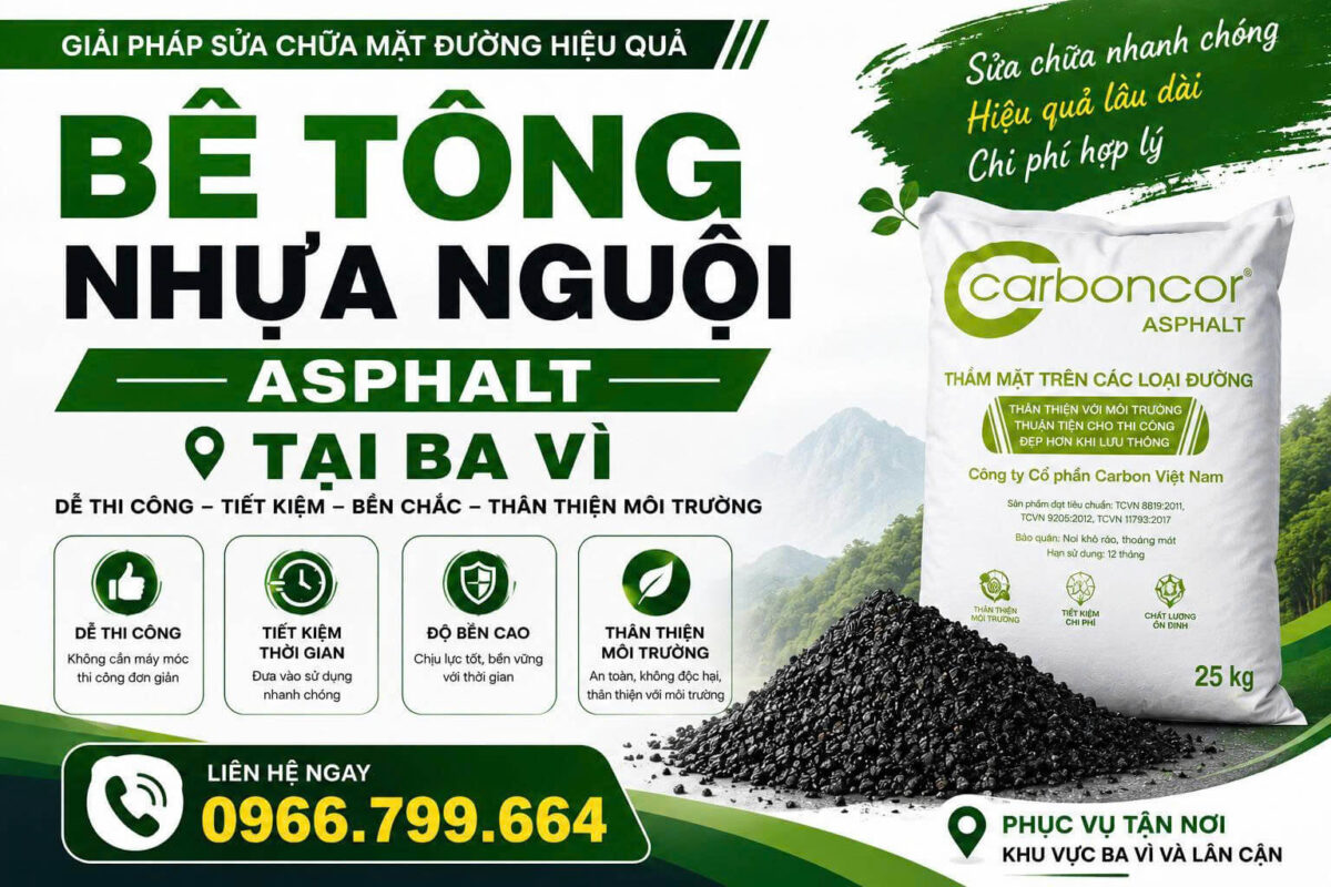 Bê Tông Nhựa Nguội Asphalt