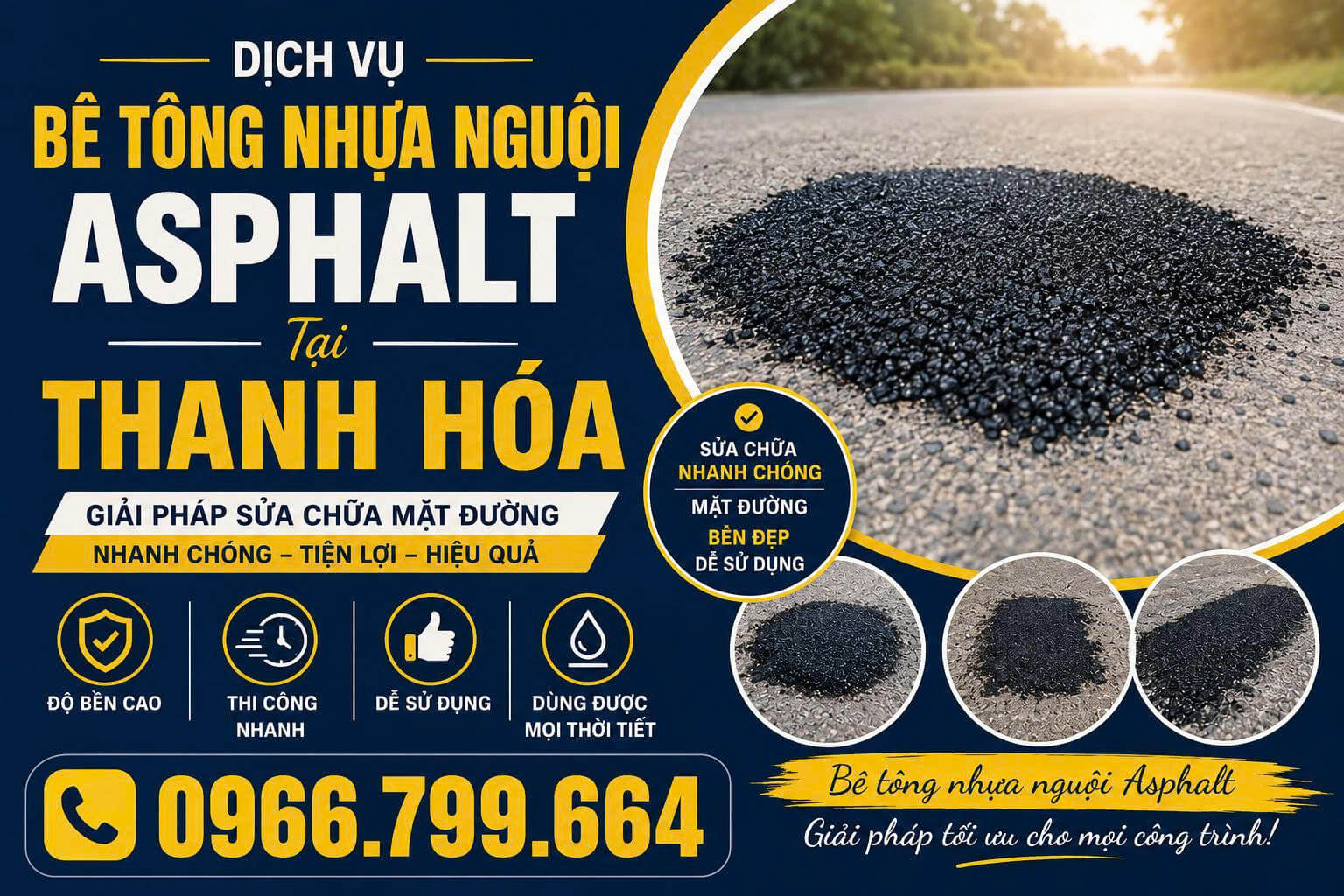 Bê Tông Nhựa Nguội Asphalt