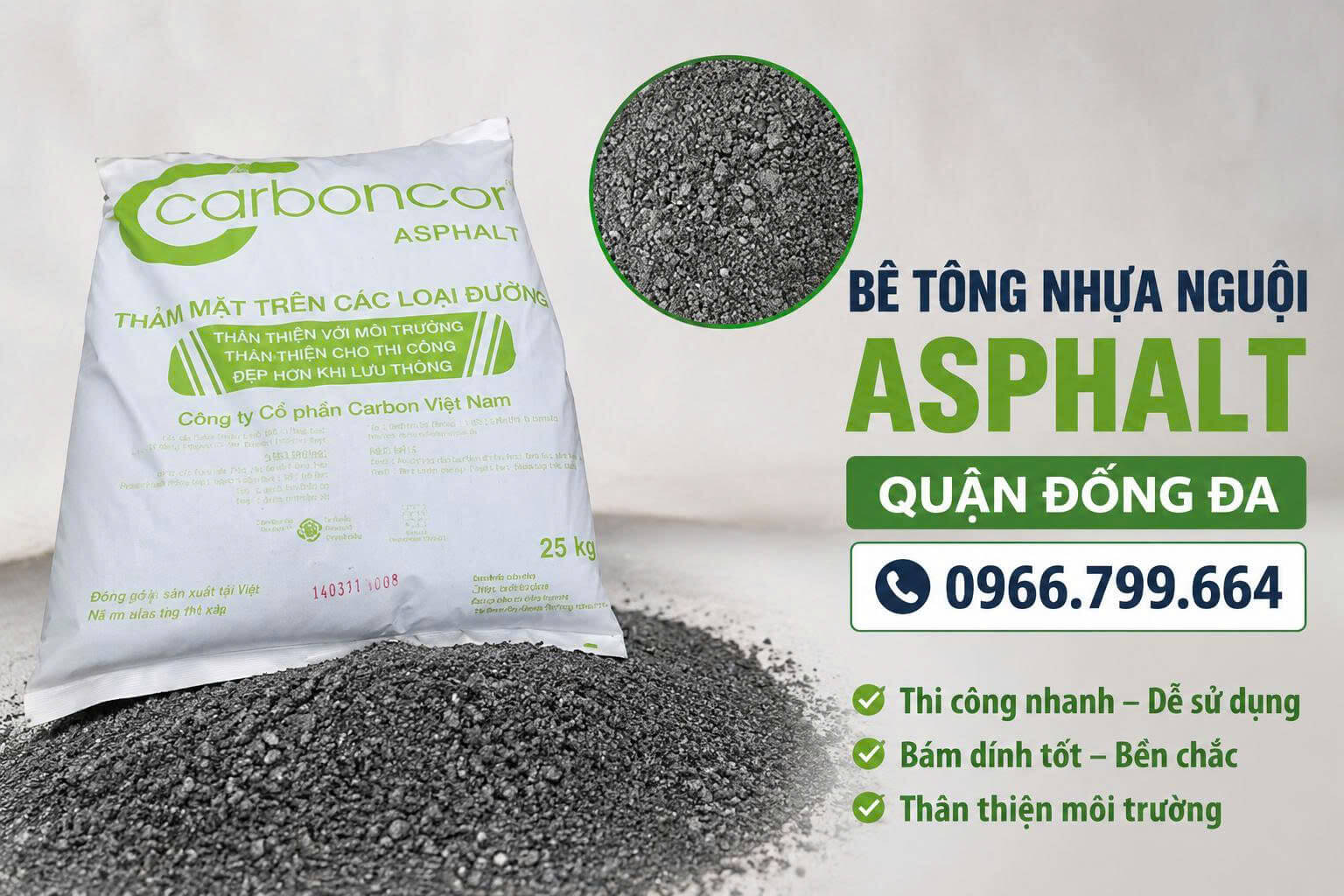 Bê Tông Nhựa Nguội Asphalt Đống Đa