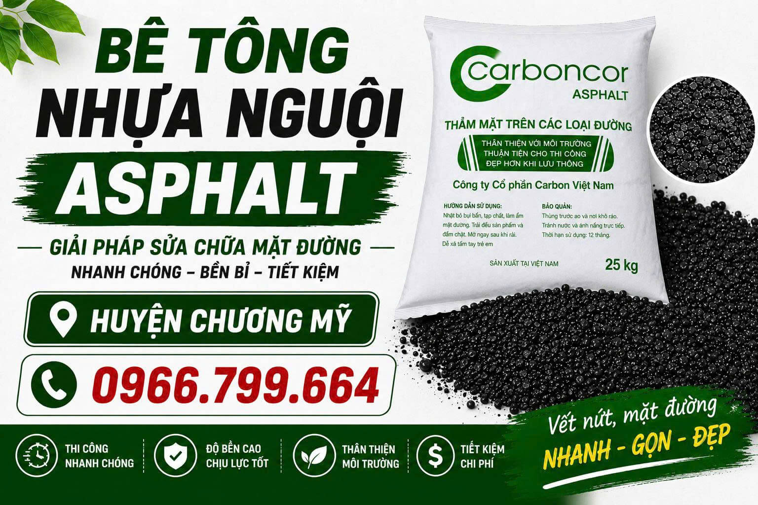 Bê Tông Nhựa Nguội Asphalt Huyện Chương Mỹ