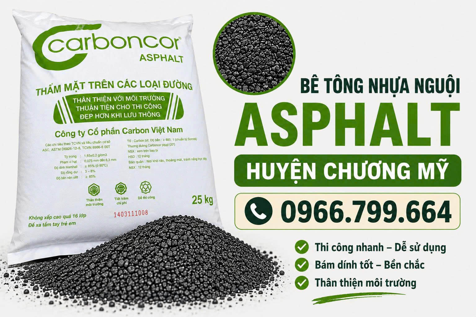Bê Tông Nhựa Nguội Asphalt Tại Huyện Chương Mỹ