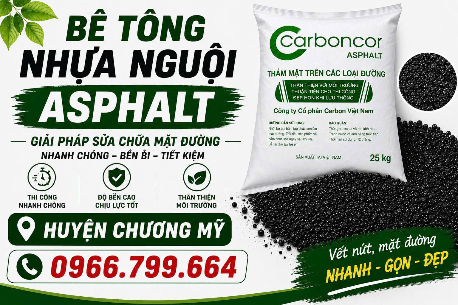 Bê Tông Nhựa Nguội Asphalt ở Chương Mỹ