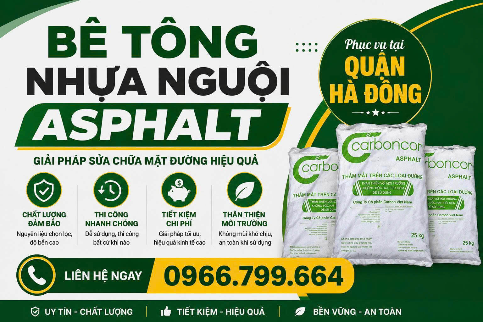 Bê Tông Nhựa Nguội Asphalt ở Hà Đông