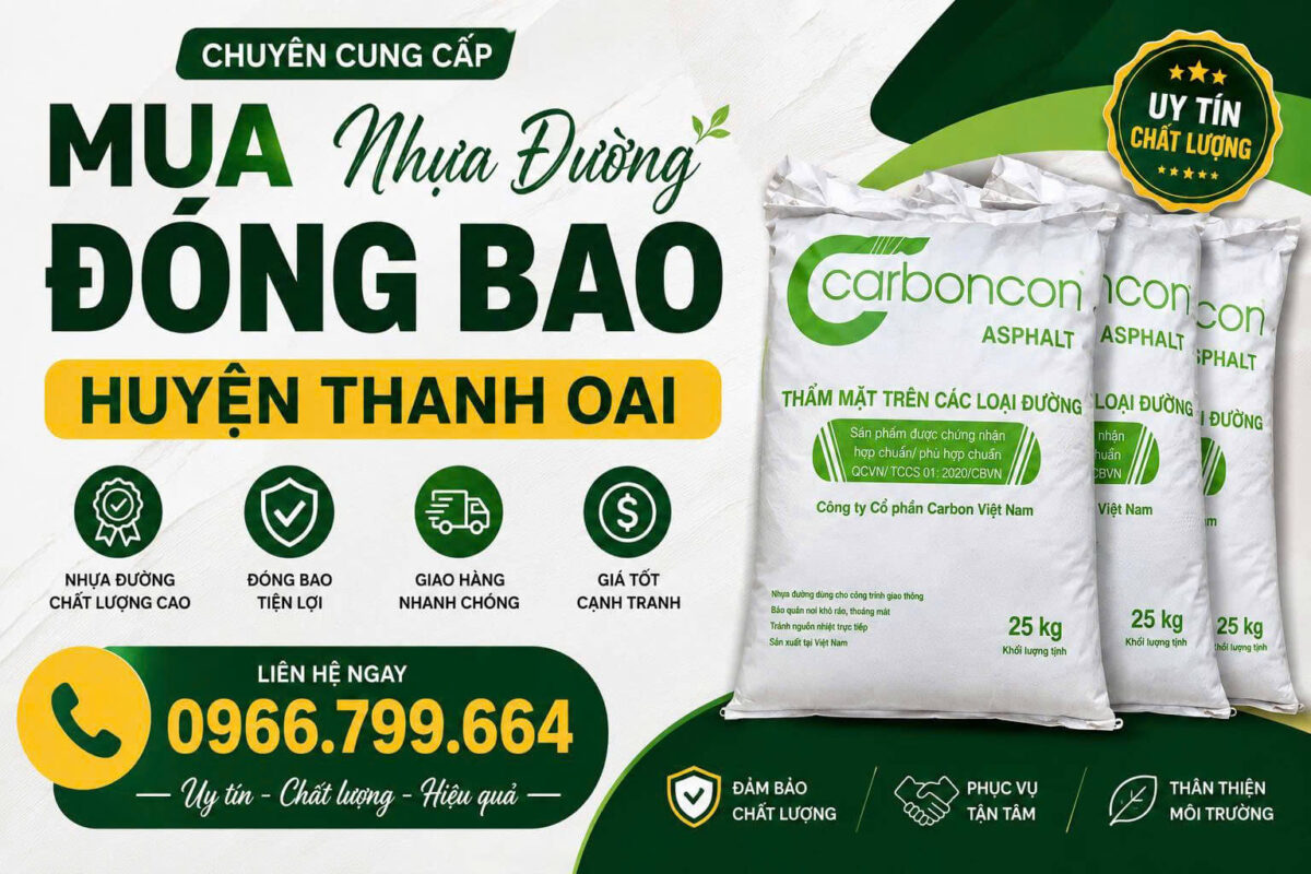 Mua Nhựa Đường Đóng Bao