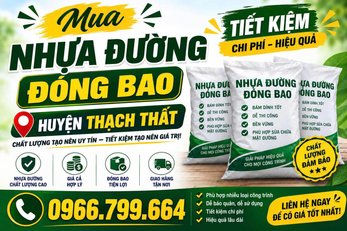 Mua Nhựa Đường Đóng Bao
