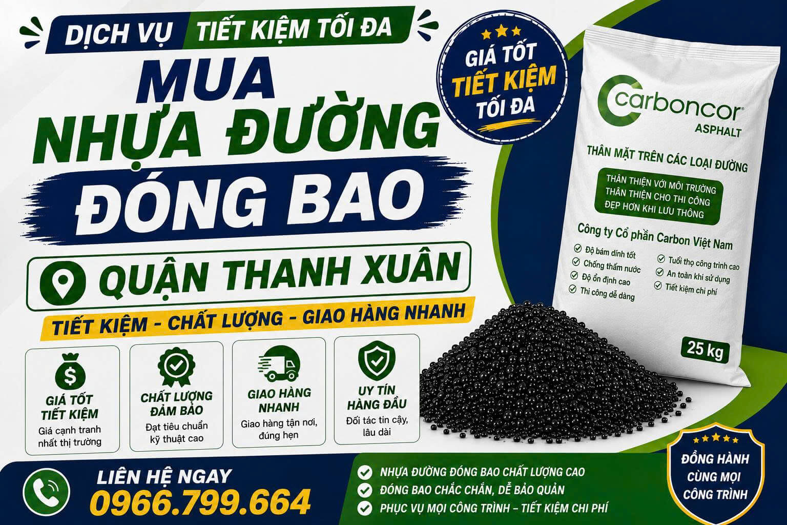 Mua Nhựa Đường Đóng Bao Quận Thanh Xuân