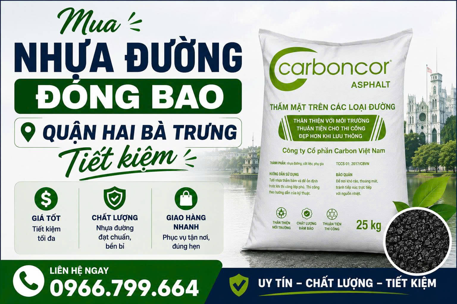 Mua Nhựa Đường Đóng Bao ở Hai Bà Trưng