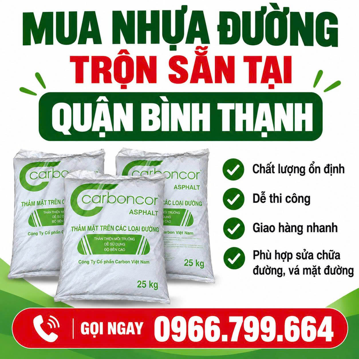 Mua Nhựa Đường Trộn Sẵn Bình Thạnh