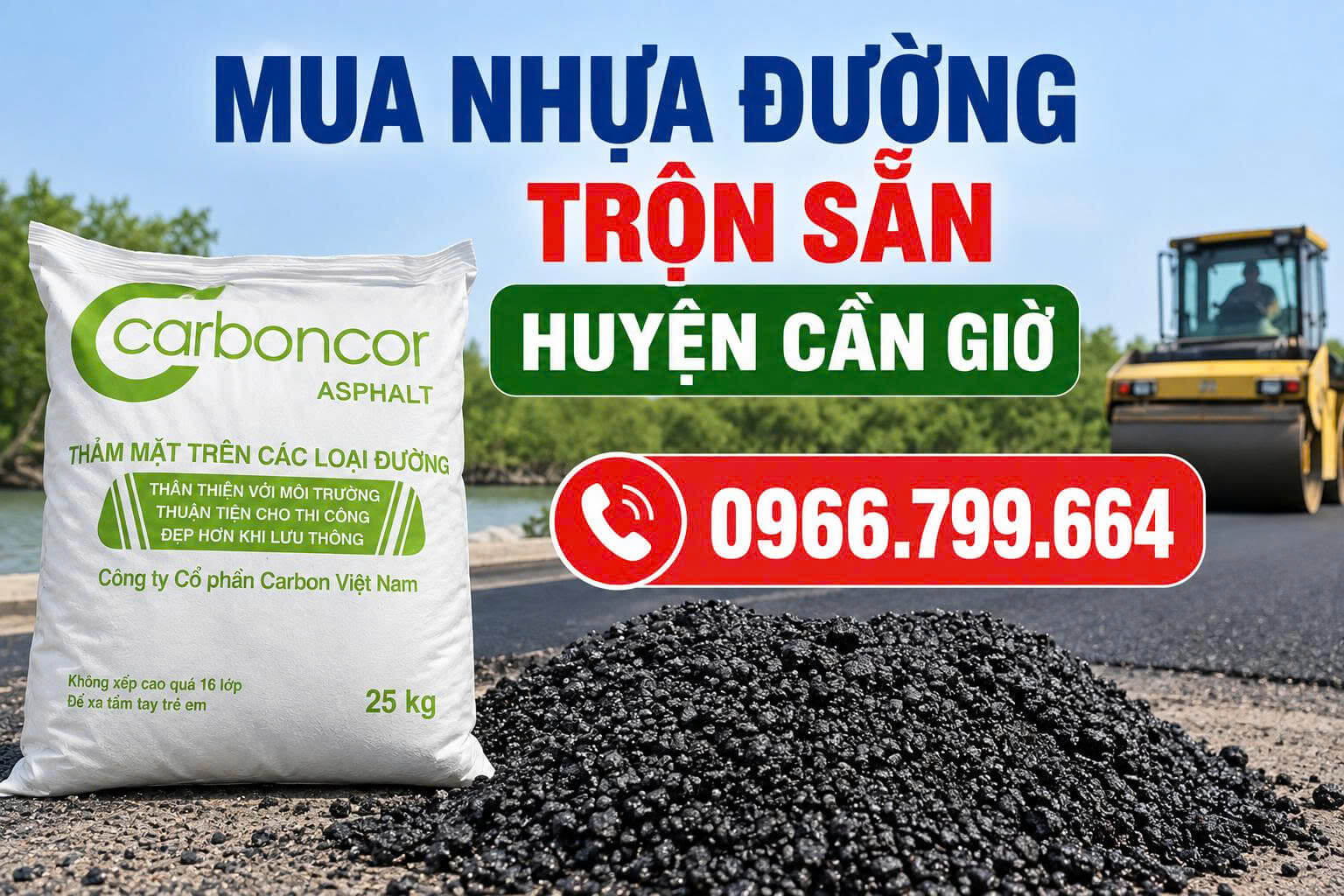 Mua Nhựa Đường Trộn Sẵn Cần Giờ