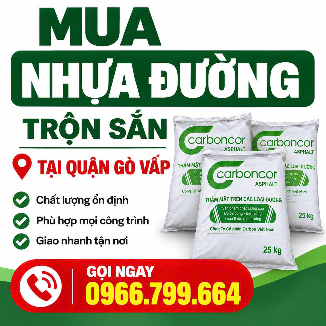 Mua Nhựa Đường Trộn Sẵn Gò Vấp
