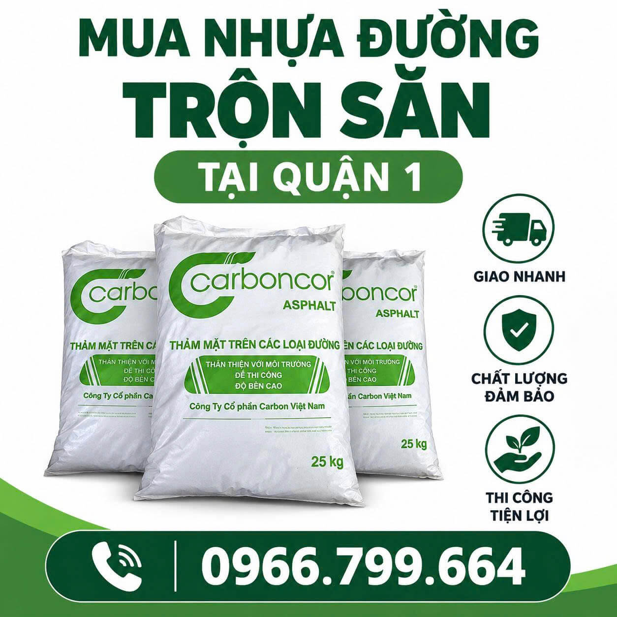 Mua Nhựa Đường Trộn Sẵn Quận 1