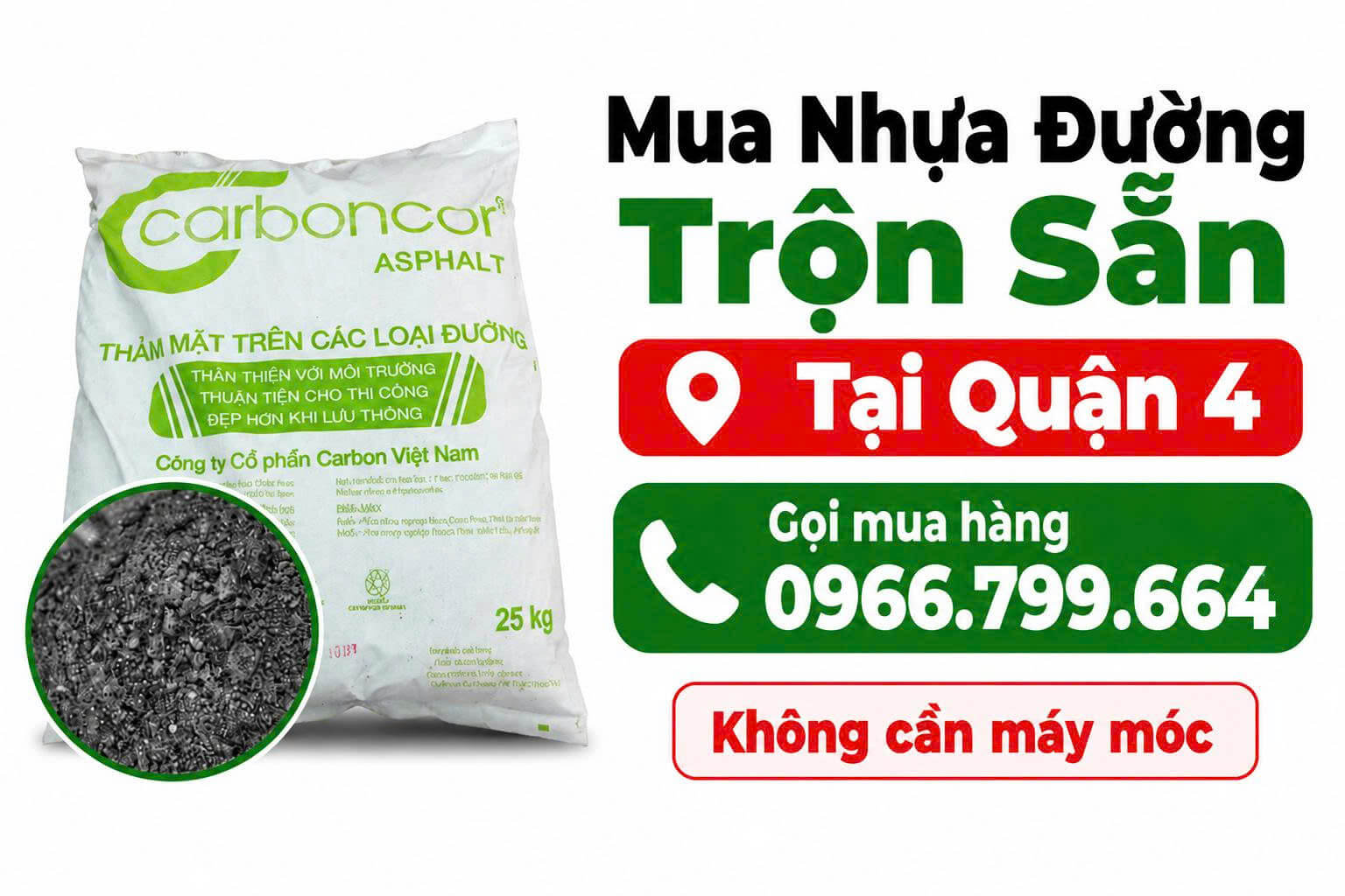 Mua Nhựa Đường Trộn Sẵn Quận 4