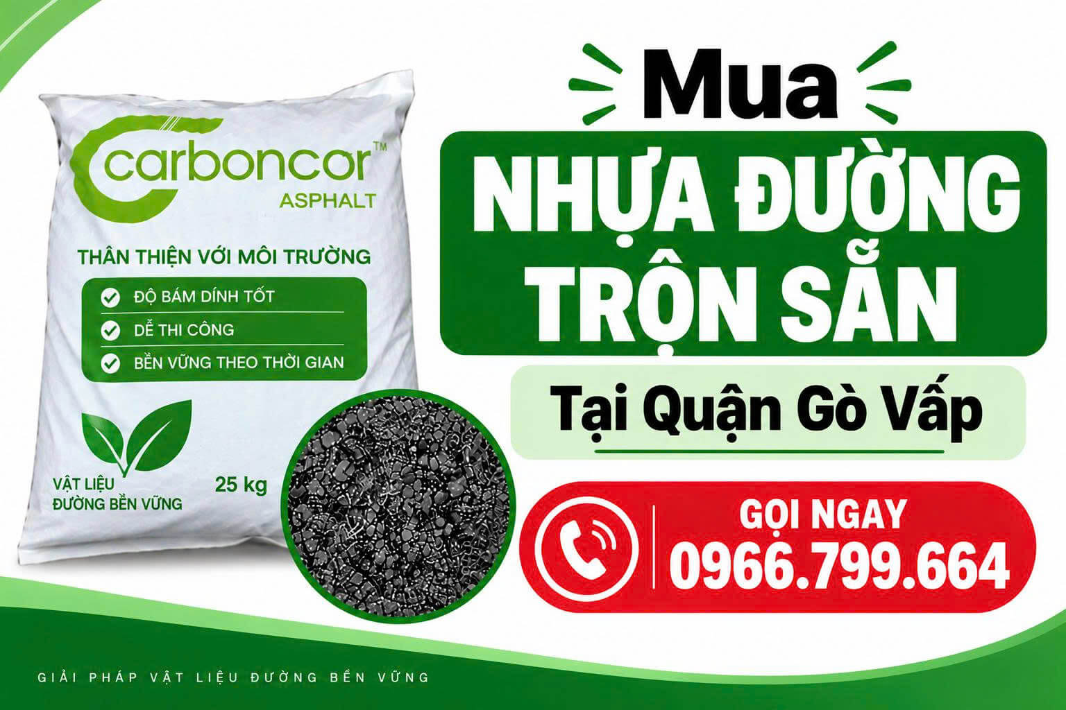 Mua Nhựa Đường Trộn Sẵn Quận Gò Vấp