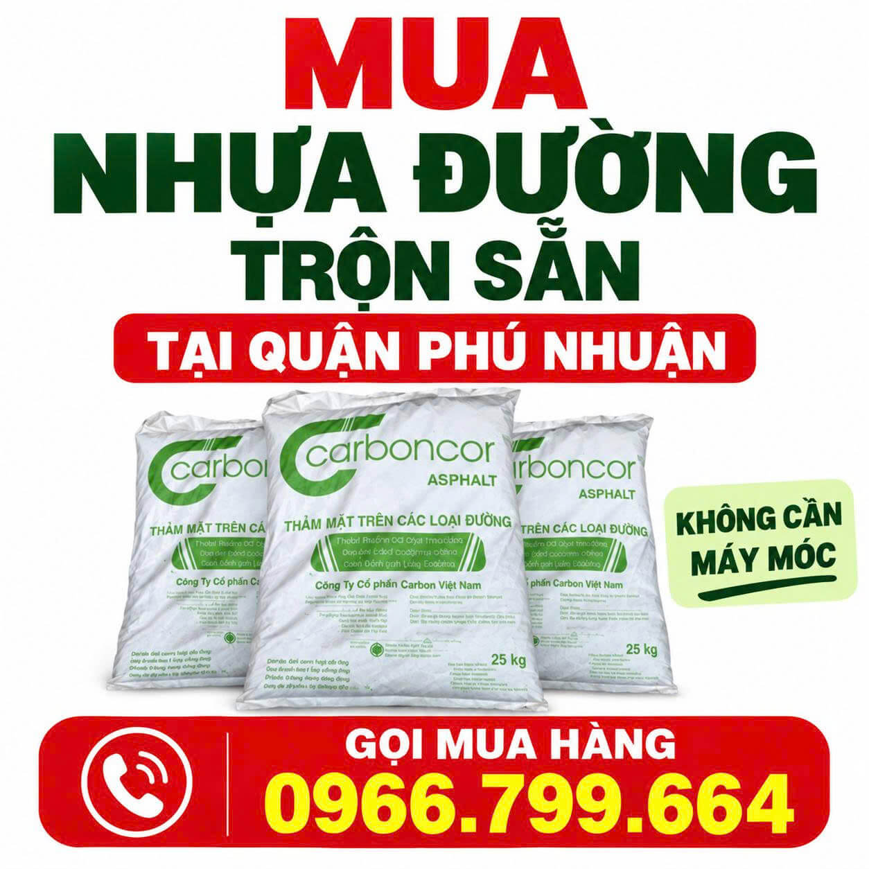 Mua Nhựa Đường Trộn Sẵn Quận Phú Nhuận