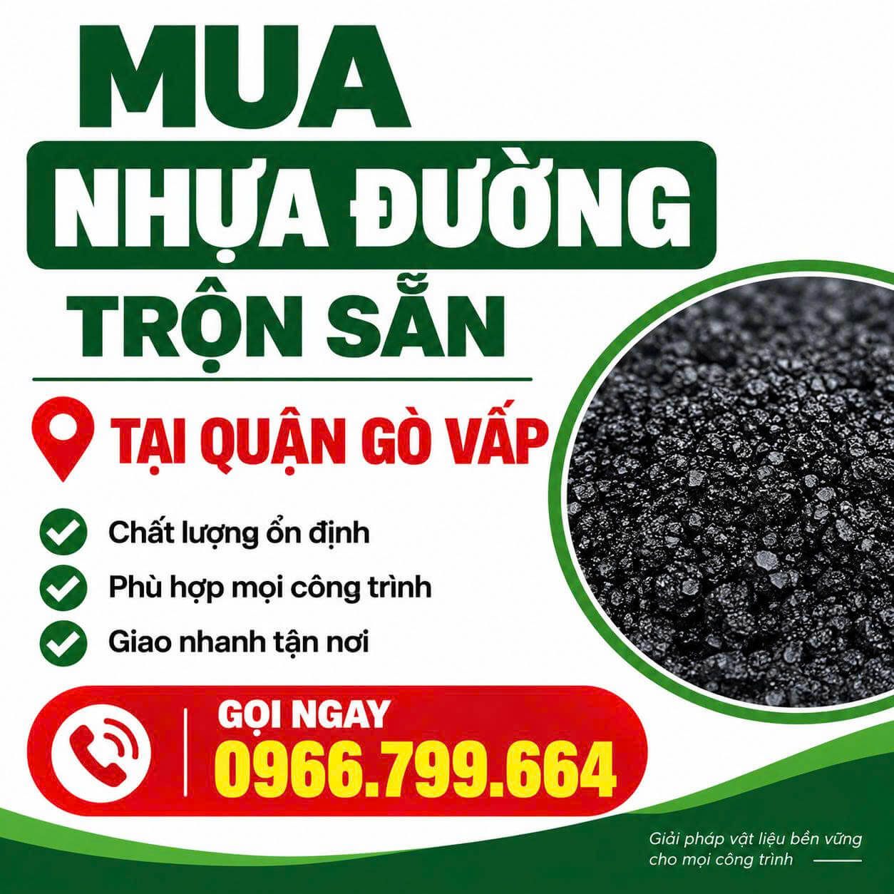 Mua Nhựa Đường Trộn Sẵn Tại Gò Vấp
