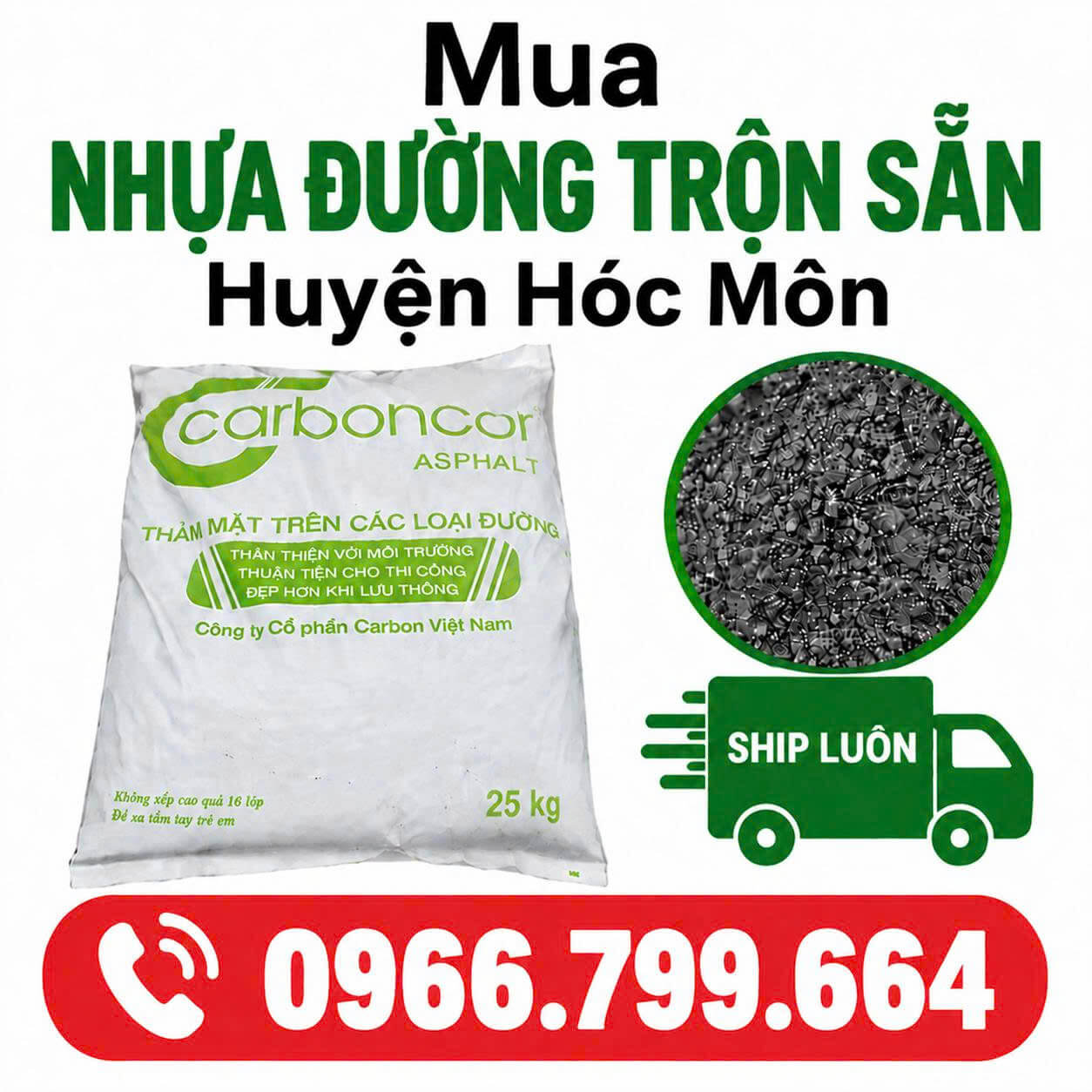 Mua Nhựa Đường Trộn Sẵn Tại Hóc Môn