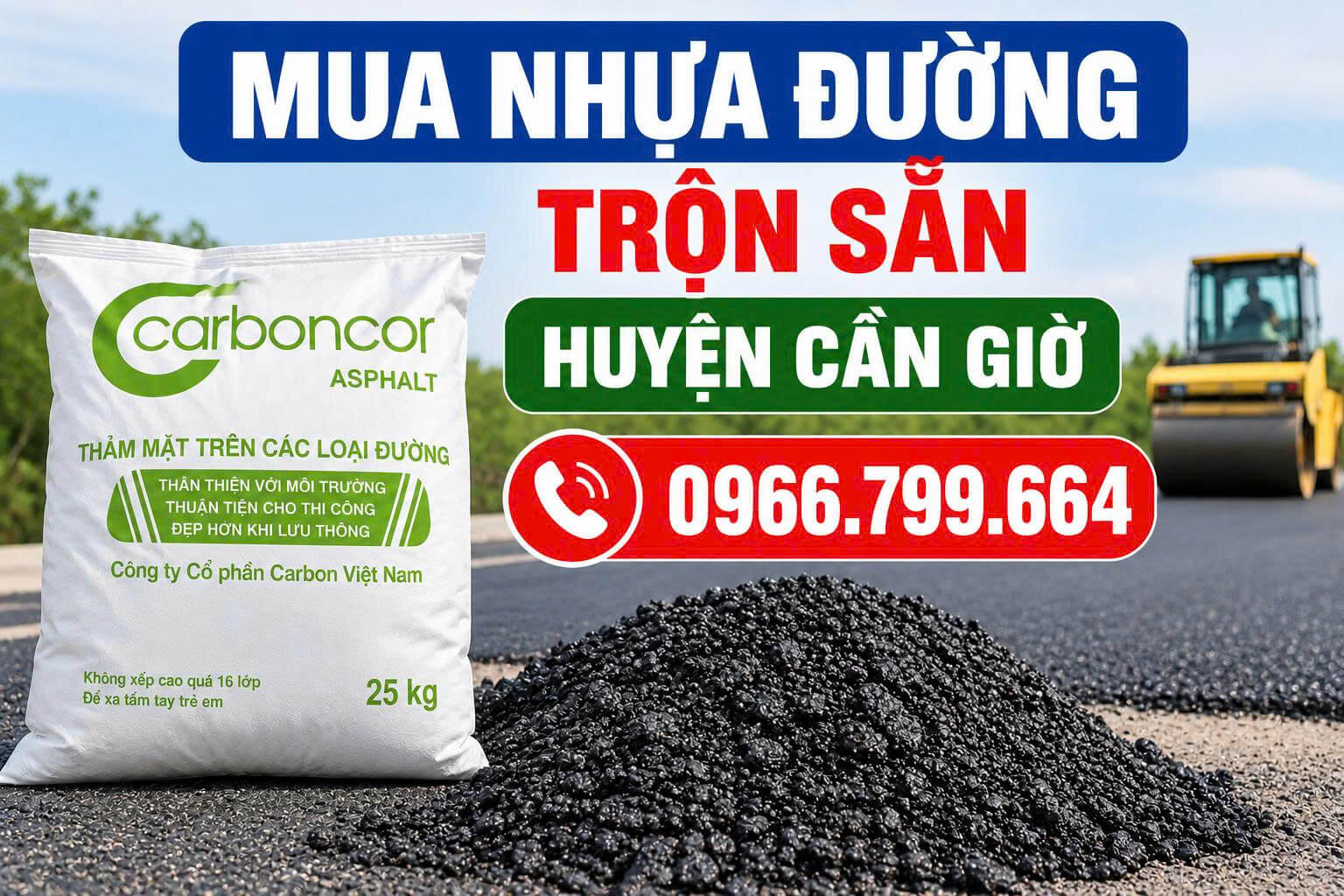 Mua Nhựa Đường Trộn Sẵn Tại Huyện Cần Giờ