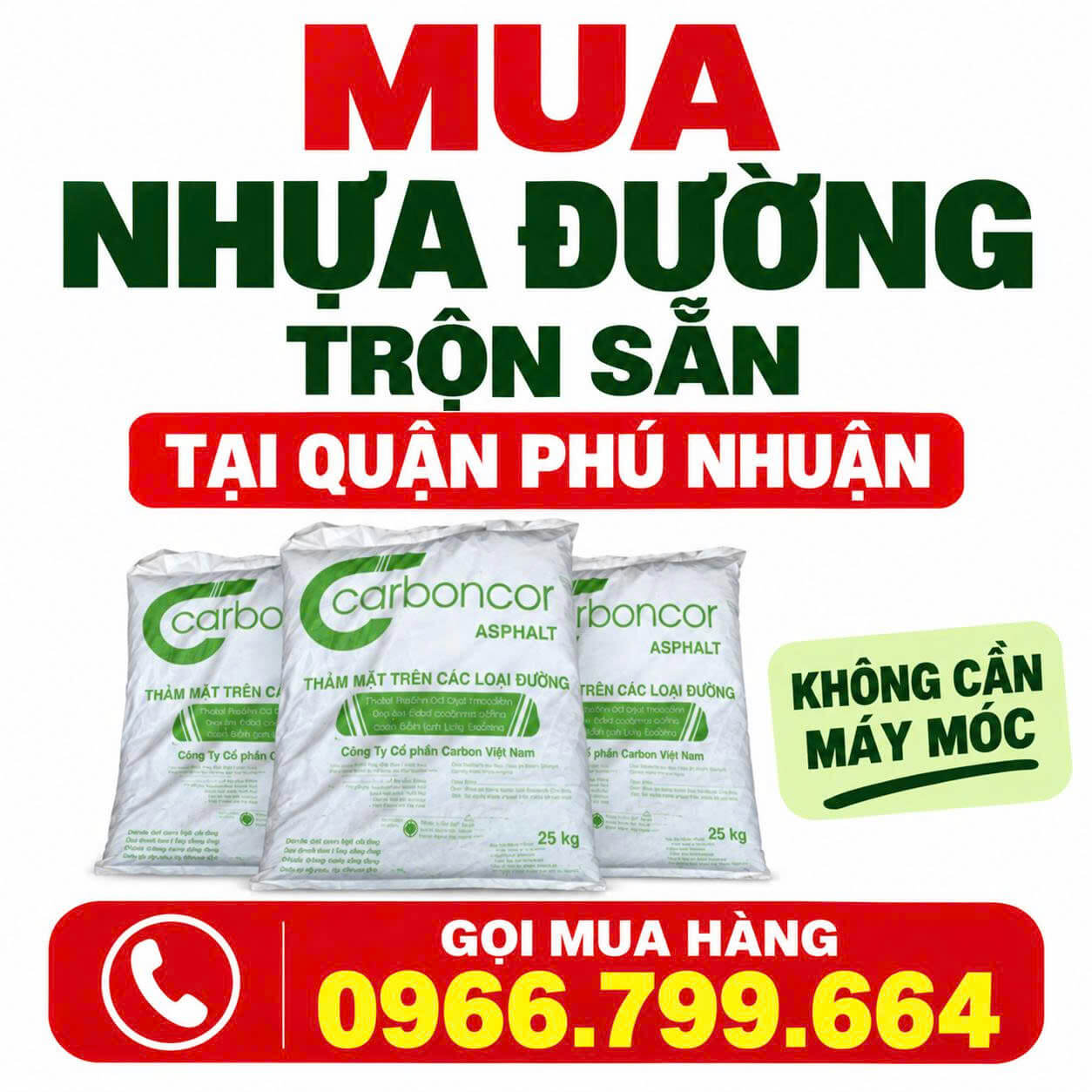 Mua Nhựa Đường Trộn Sẵn Tại Phú Nhuận